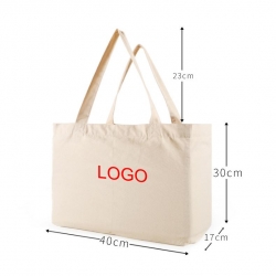 Customizable cotton shopping bag