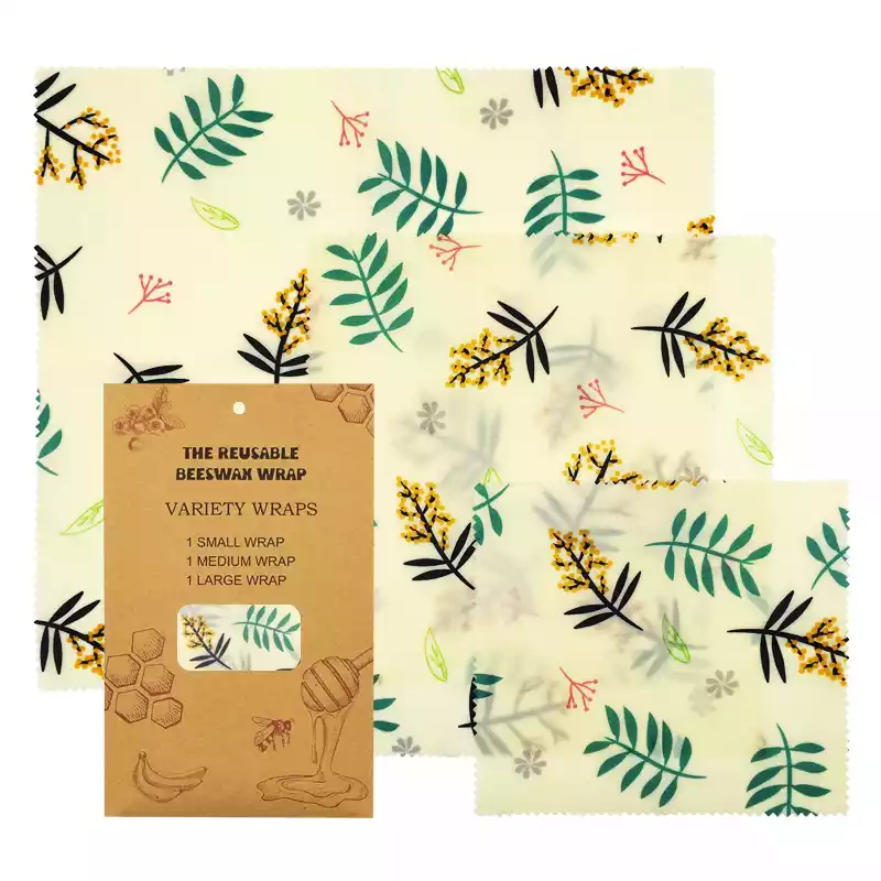 Reusable Natural Beeswax Food Packaging Wrap