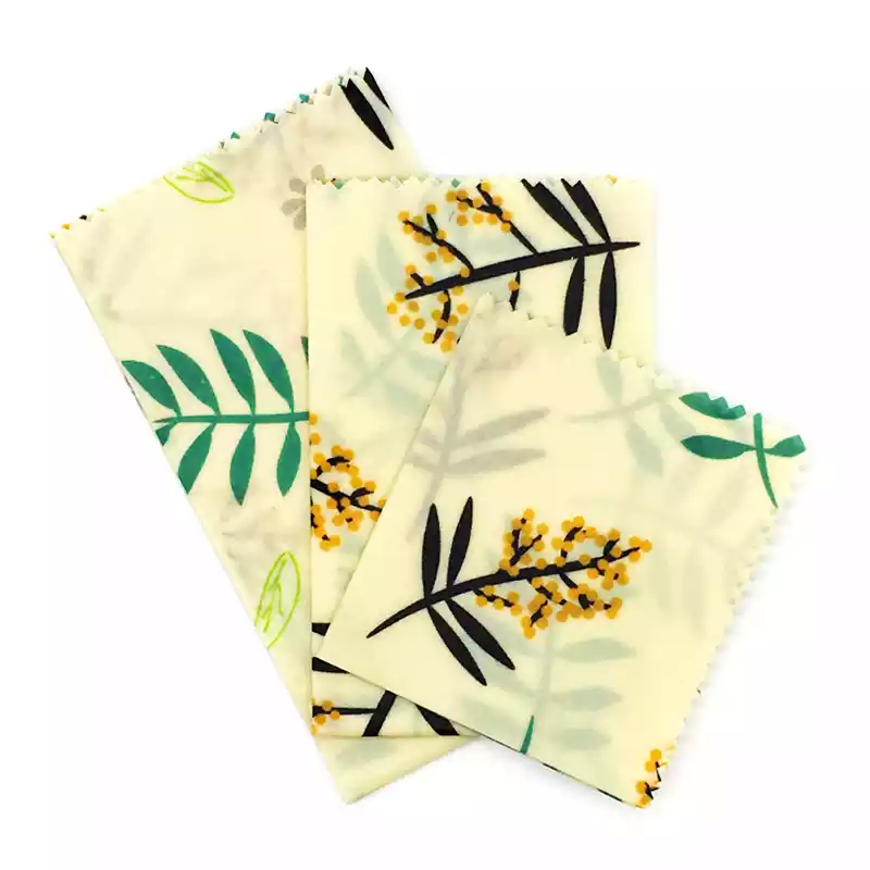 Reusable Natural Beeswax Food Packaging Wrap