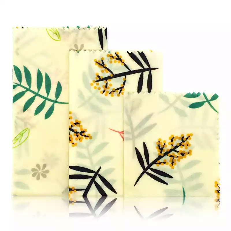 Reusable Natural Beeswax Food Packaging Wrap