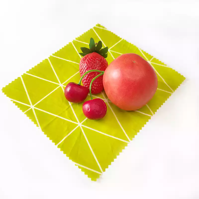 Washable reusable GOTS  food Storage Beeswax Wrap