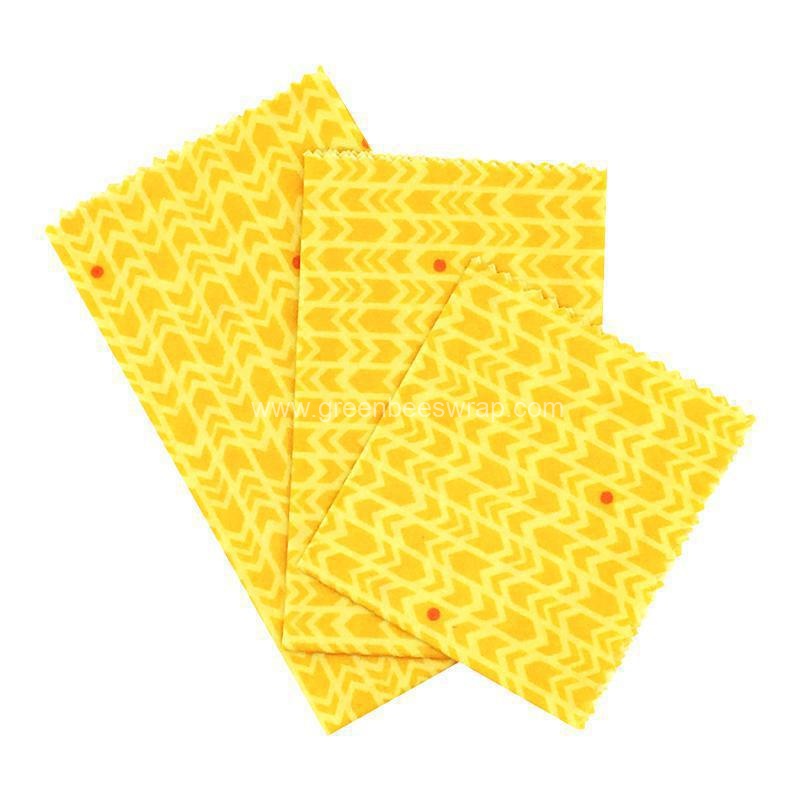 Natural Organic Cotton Cloth  food wrapper Beeswax Wrap