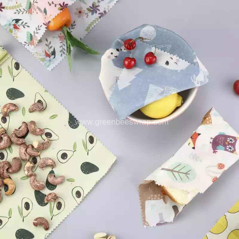 Natural Plastic-free cotton cloth food storage bag