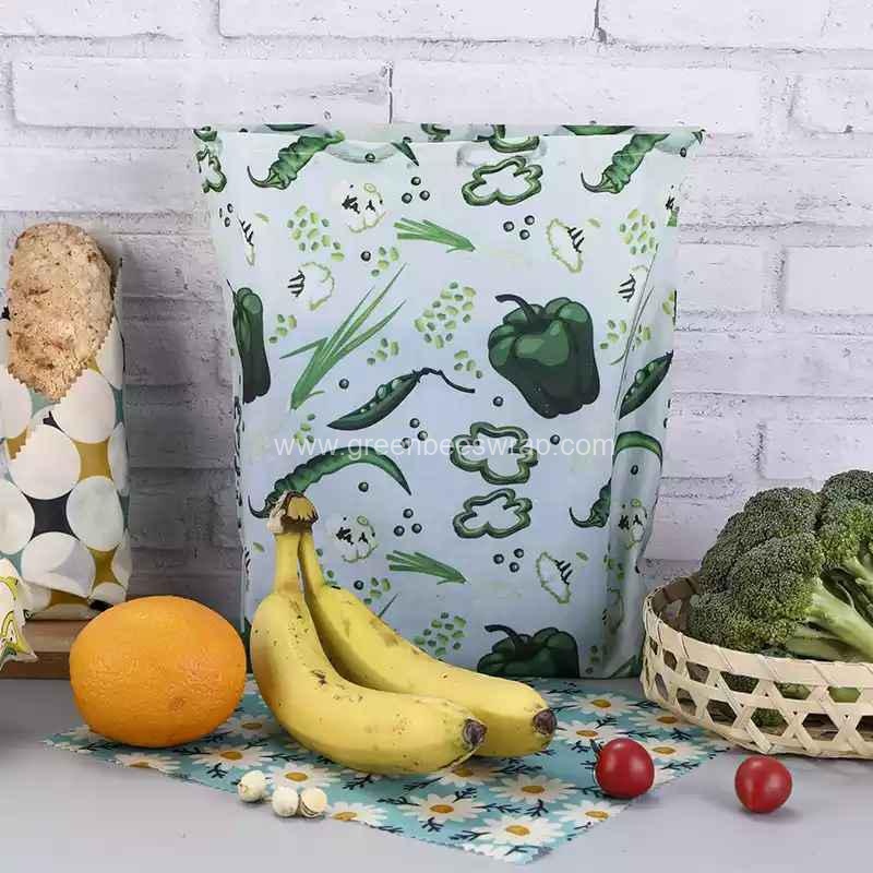 Reusable Eco-friendly cotton fabric Beeswax Sandwich Bag