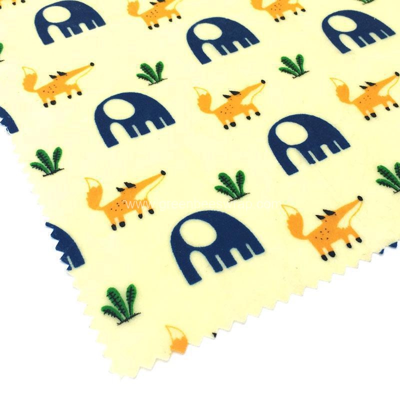 Reusable Organic cotton fabric Beeswax Wrap for Lunch