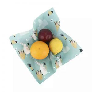 Reusable cotton fabric Vegan food wrap roll