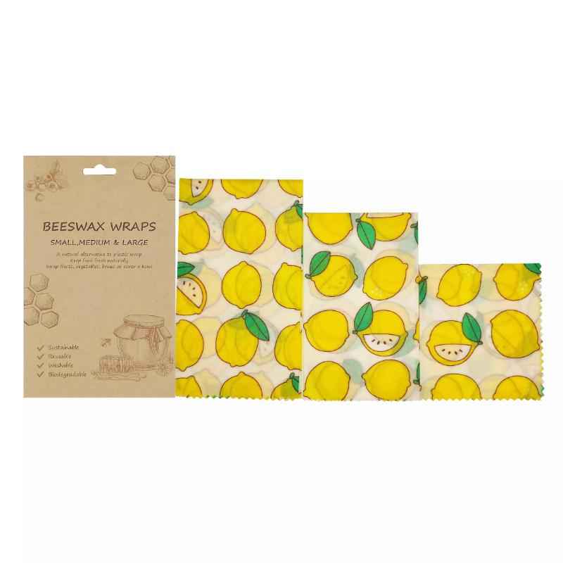 Reusable Washable cotton fabric bread Beeswax Wrap