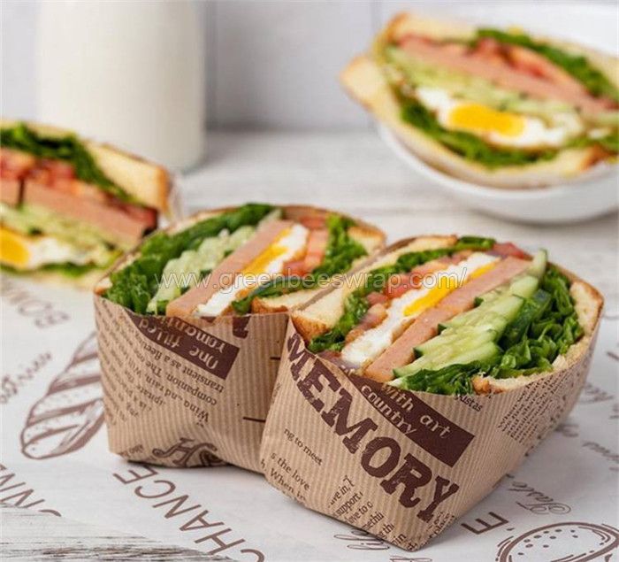 Food wrapping sandwich paper