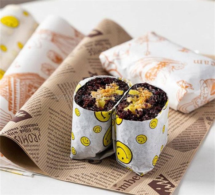 Food wrapping sandwich paper