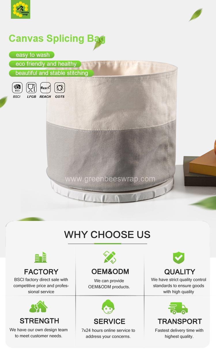 Reusable Canvas Bread Bag5