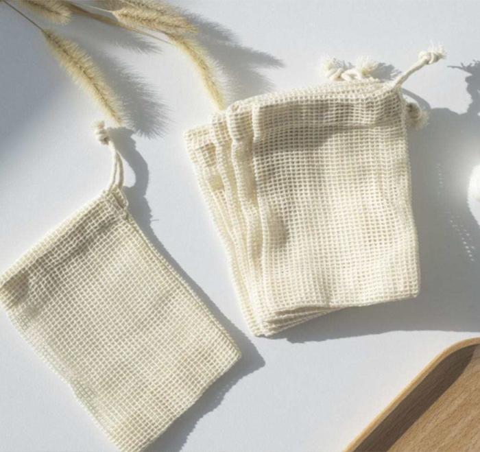 Soap cotton mesh bag for South Korean Dealers