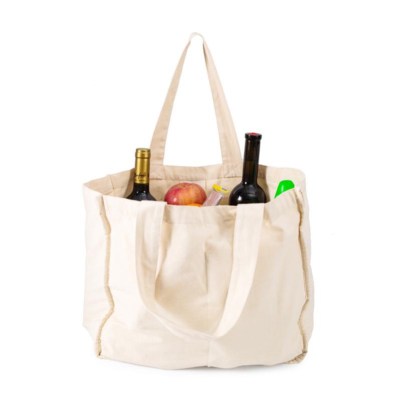 canvas cotton tote shopping bag