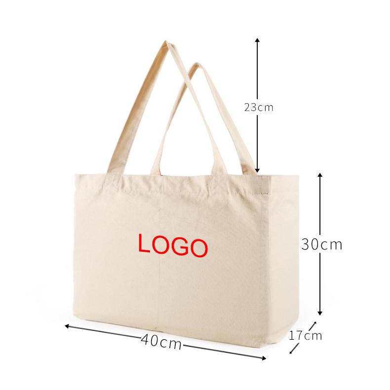 Customizable cotton shopping bag-3