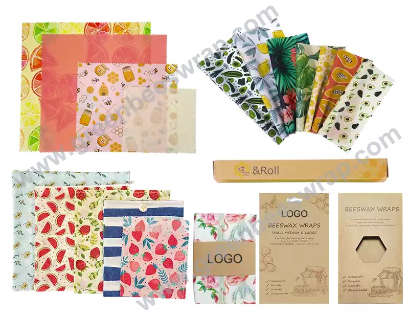 custom beeswax wraps