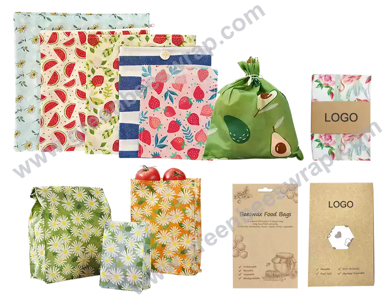 custom beeswax bags