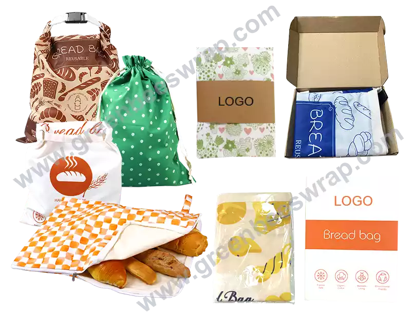 custom reusable bread bags