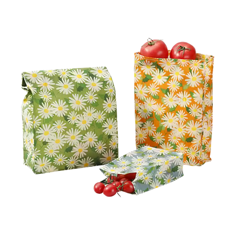 bolsas de cera de abeja con fuelle