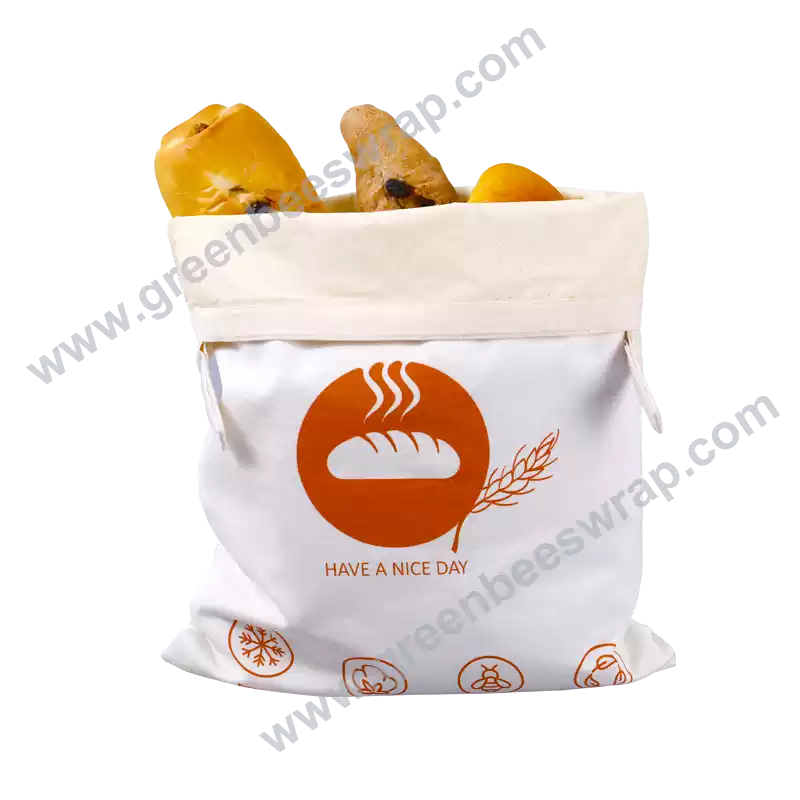 custom cotton bread bags