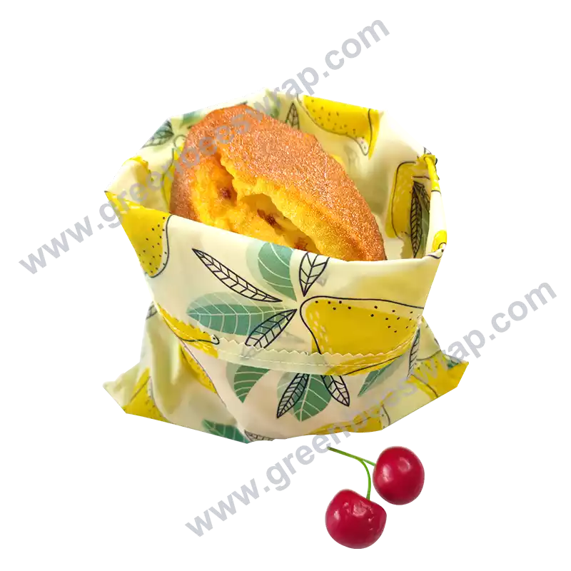 reusable bees wax bread bag
