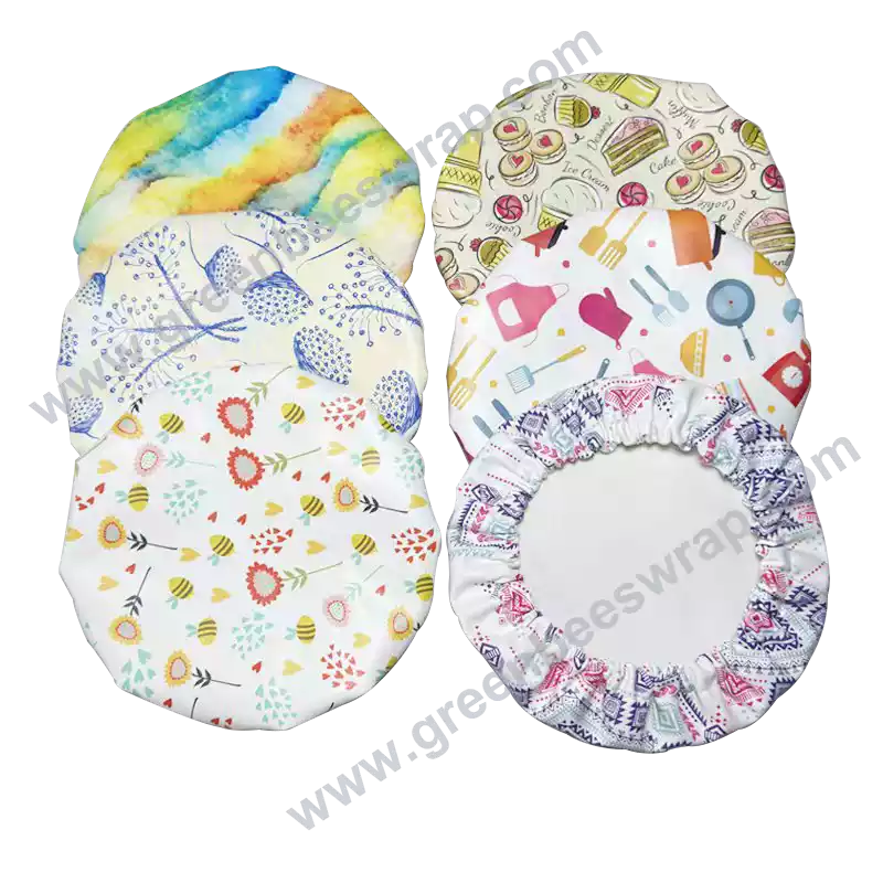 reusable pu leather bowl covers