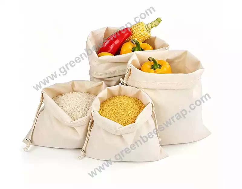 fabricante de bolsas de muselina