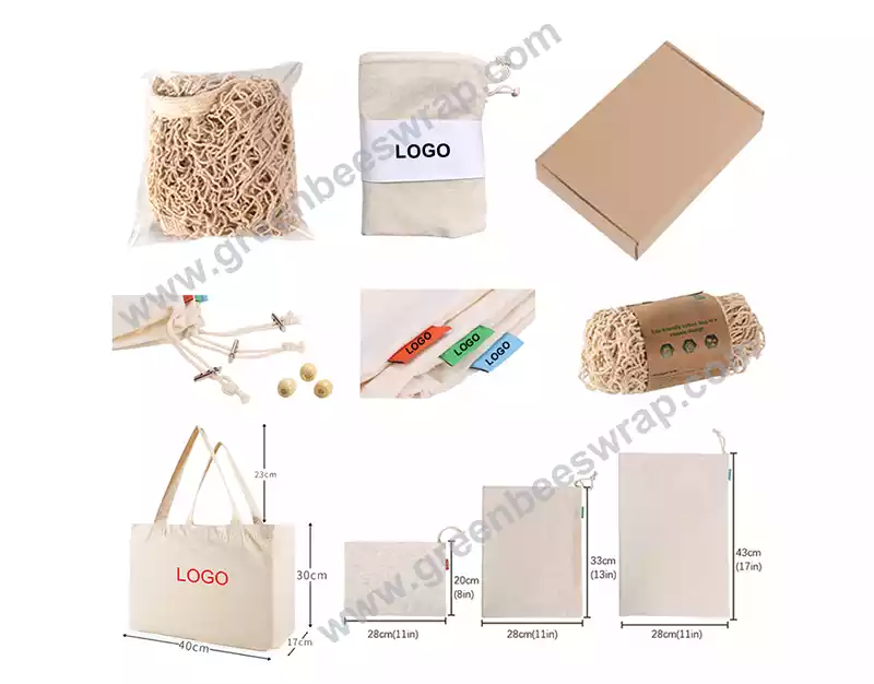 bolsas de algodón de marca propia