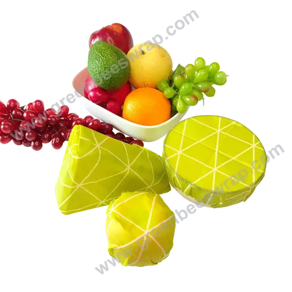 Set mit veganen Wachs-Verpackungen 1