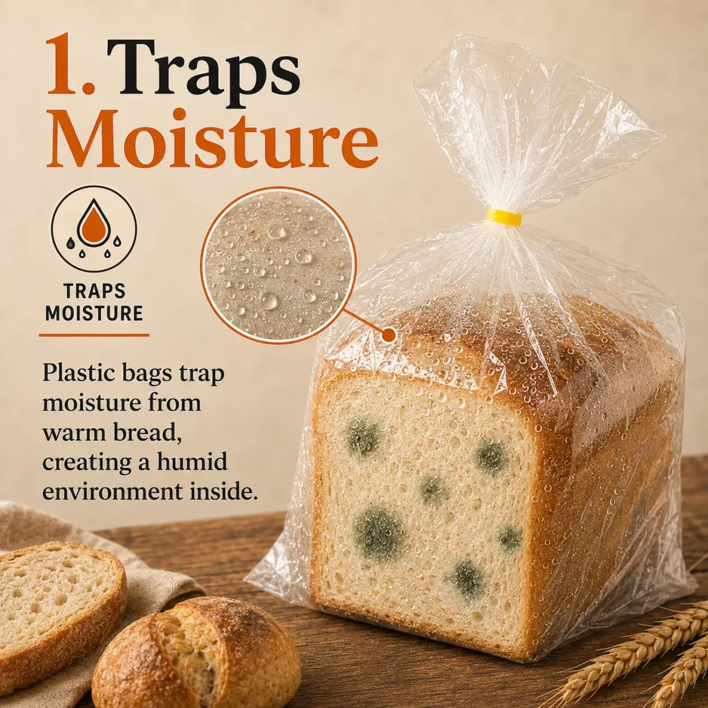 why do water droplets appear inside plastic bags