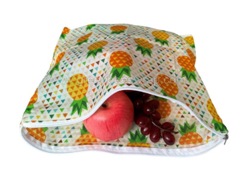 Beeswax Food Wrap Bag With Zipper